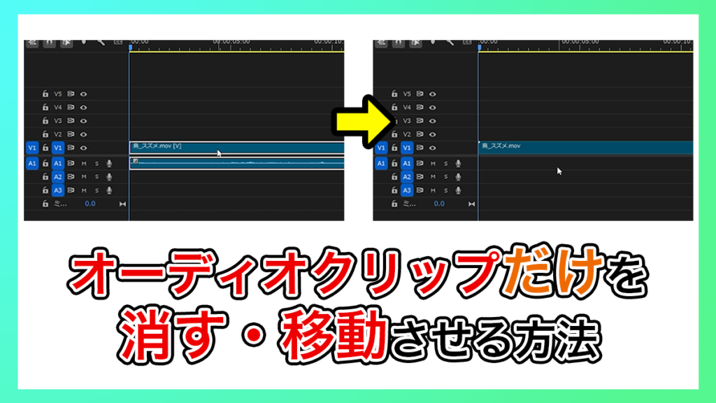 アイキャッチ_Premiere Pro_音声だけ削除する方法
