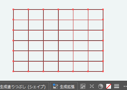 illustrator_格子・斜め格子柄の作り方_格子柄の作成