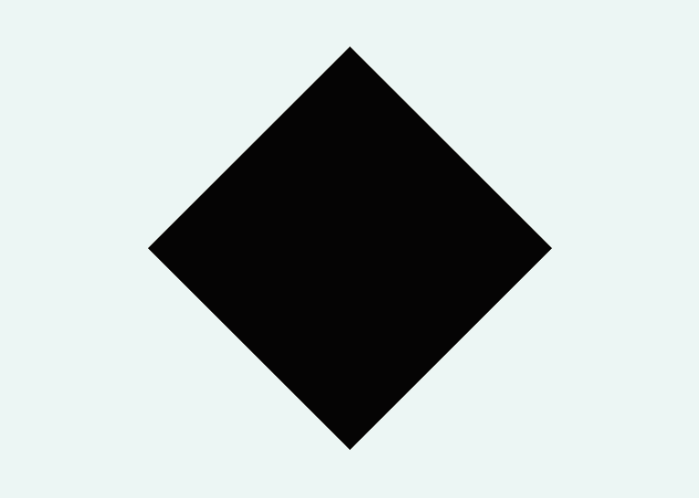 イラレ_ひし形・きらきら模様の作り方_正方形を回転