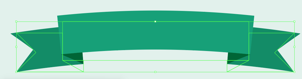 イラレ_フレーム・帯リボンの作り方