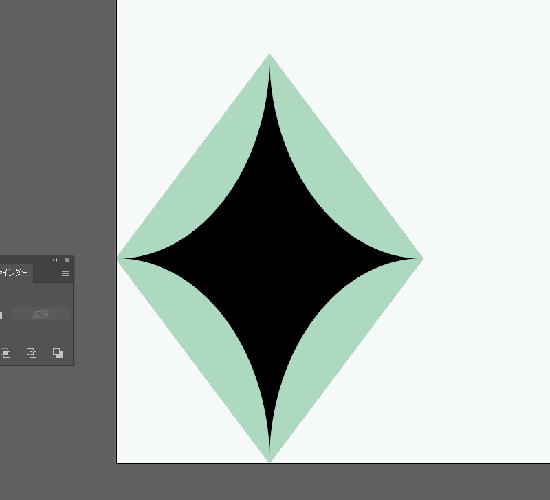 イラレ_ひし形・きらきら模様の作り方_配置例