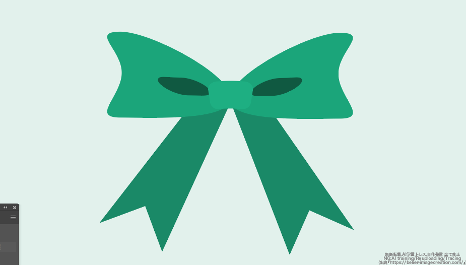 イラレ_リボン結びの作り方